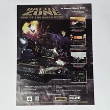 Battle Zone Rise of the Black Dogs N64 March 2000 Print Ad/Poster Official Promo picture