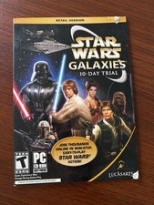 Star Wars Galaxies 10 Day Trial NOT FOR RESALE Sealed Promo Disc PC CD-ROM 2006 picture
