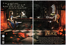 American McGee's Alice - PC Game - Vintage Original Print Ad/Poster Promo 2000 picture