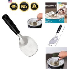 Heavy Duty Ice Cream Scoop Spade Stainless Steel Non Slip Handle Perfect for ... picture