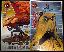 Marvel Spider-Man/Deadpool #1.MU Variant Cover Comic Lot of 2 picture