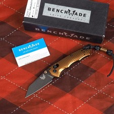 Benchmade 290BK-1 Full Immunity Dark Earth Aluminum M4 Steel Blade Folding Knife picture