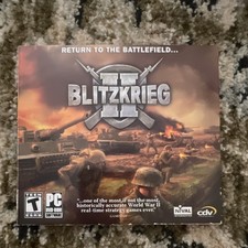 cdv Blitzkrieg II w/ Manual Included (T) Strategy/War Real-Time Strategy PC picture