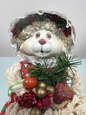 Vintage House of Lloyd Flossie Shelf Sitter Ceramic Face Doll 1993 picture