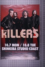 Killers Flyer Official Original Battle Born Tour Promotional Japan Circa 2013 picture