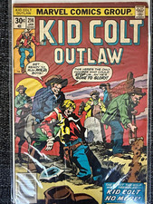 Marvel Comics Group Kid Colt Outlaw #214 1977 Bronze Age Western Comic Book picture