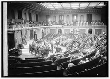 Photo:Washington DC Cornelius Cole Addressing Congress 1922 Senate Chamber picture