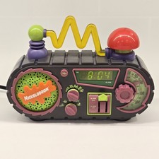Vintage 1995 Nickelodeon Time Blaster Rise & Slime Clock Radio AM/FM WORKING picture