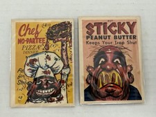 VINTAGE FONEY ADS MR FONEY'S FUNNIES TRADING CARDS LOT PARODY HUMOR FOOD picture