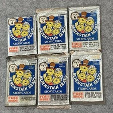 1992 Berenstain Bears Storycards Trading Card Pack Lot Sets 1-6 Sealed Vintage picture