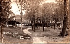 Real Photo Postcard North Approach at Hyde Manor in Sudbury, Vermont picture