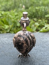 Antique Mexico  925 Sterling Silver & Onyx Bird Figure picture