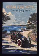 SIGNED 2024 Pebble Beach Concours Tour Poster 1914 Packard 4-48 Touring Layzell picture