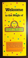 Vintage 1980s Sesame Place Brochure and Park Map, Langhorne, Pennsylvania picture