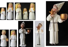 SCANDINAVIAN SWEDISH NORWEGIAN DANISH FINNISH LUCIA ATTENDANT STARBOY CANDLE picture