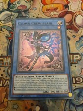 Yu-Gi-Oh Clown Crew Flair BLZD-EN029 1st Edition Super Rare picture