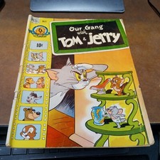 Old Vintage Dell Golden Comic Book Our Gang with Tom & Jerry May 1949 vol 1 #58 picture