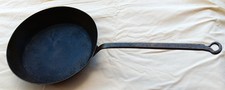 ANTIQUE Primitive 19th Century WHITFIELD # 3 CAST SHEET IRON LONG HANDLE SKILLET picture