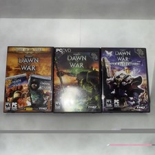Warhammer 40K Dawn Of War Gold Edition Soulstorm Dark Crusade PC Games w Manuals picture