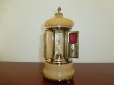 Vintage Swiss Reuge Dancing Ballerina Music Box Carousel Items Holder picture
