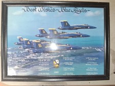 Best Wishes Blue Angels Framed Poster Print picture