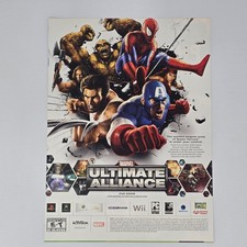 Marvel Ultimate Alliance PS3 Xbox 360 Wii PC Army Print Ad/Poster Promo Art picture