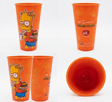Jack In The Box Simpsons Treehouse of Horror Glow Cup Hugo Orange Bart 2026 picture