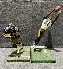 Mcfarlane Football Marshall Faulk & Torry Holt 2 Figure Loose Lot St.Louis Rams picture