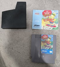 The Simpsons Bart vs the Space Mutants (Nintendo NES, 1990), manual included picture