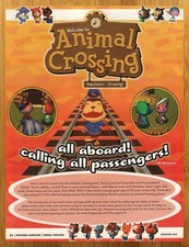 2002 Animal Crossing Nintendo Gamecube GCN Print Ad/Poster Authentic Retro Art picture
