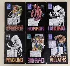 Joe Kubert's World Of Cartooning 6 HC SET - Heroes Villains Penciling Inking + 2 picture