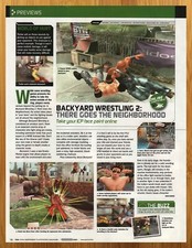 2004 Backyard Wrestling 2 There Goes the Neighborhood PS2 Xbox Print Ad/Poster picture