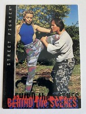 1994 Capcom Upper Deck Street Fighter Movie Trading Card #77 Behind The Scenes picture