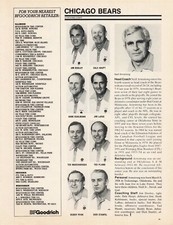 Neil Armstrong Chicago Bears Head Coach Buddy Ryan Vintage 1981 Magazine Article picture