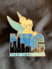 VERY RARE 2001 - Tinker Bell New York City Skyline LE1000 - World Trade Ctr Pin picture