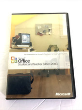 Microsoft Office Student and Teacher Edition 2003 Word Excel picture