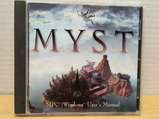 Myst PC 1996 MPC Classic Windows Game Original CD ROM Compact Disc w User Manual picture