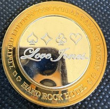 ⭐️HARD ROCK HOTEL VERY RARE Limited Edition 999% .6 Oz Pure Silver Strke⭐️ picture