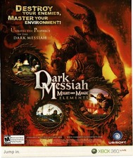 2008 Dark Messiah Might and Magic Elements Video Game Vintage Print Ad Ubisoft  picture