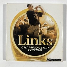Links Championship Edition PC CD-ROM Microsoft 2001 Golf Game ESRB E 4 Discs picture