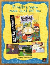 1998 Rugrats Search for Reptar Playstation 1 PS1 Print Ad/Poster Video Game Art picture