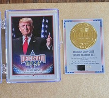 Decision 2024 Complete Update Set #201-247.  47 Base Cards & Trump Box Topper picture