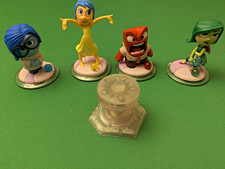 Disney Infinity Inside Out Figurines Lot of 4: Joy, Sadness, Anger, Disgust picture