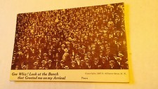 RPPC Postcard Gee Whiz Look at the Bunch that Greeted me on my Immigrants vtg picture