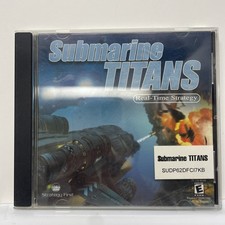 Submarine Titans Real-Time Strategy Video Game CD-ROM picture