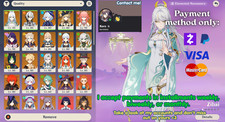 Genshin Impact AR 59 America - Zibai - Arlecchino - Furina - Raiden - Yae Miko picture