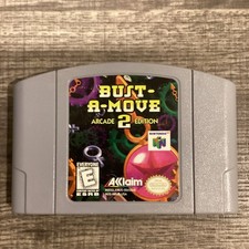 Bust-A-Move 2: Arcade Edition (Nintendo 64, 1998) Game Only Authentic Tested picture