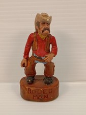 Vintage 1981 J Vincent 'Rodeo Man'  Western Cowboy Figure Figurine 4