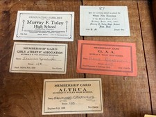 Vintage 1929-32 Murray F. Tuley High School Ephemera picture