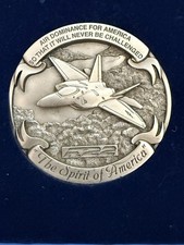 The Spirit of America F-22 Introduction Coin April 1997  Lockheed Martin Boeing picture